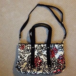 Coach floral poppy graffiti bag